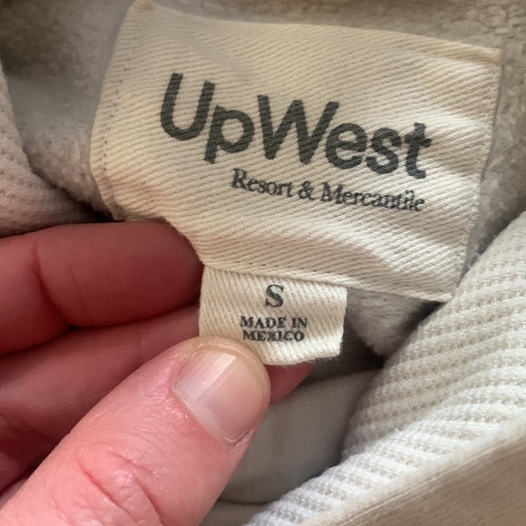UpWest Waffle-Trim Cropped Hoodie - Picture 8 of 9